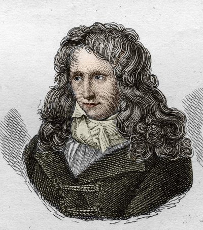 Porträtt av Henri Bernardin de Saint Pierre (Saint-Pierre eller St-Pierre), fransk författare (1737-1814). Gravyr från 1835. av Unknown artist