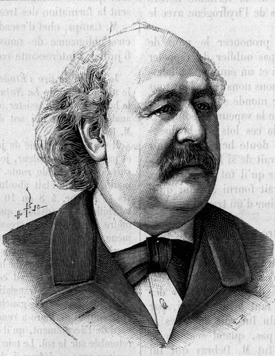 Porträtt av Henri Jules Debray (1827-1888), fransk kemist. (Från ett fotografi av Eugene Pirou). Gravyr i "" Nature: granskning av vetenskaperna och deras tillämpningar på konst och industri "" av 11 augusti 1888. av Unknown artist