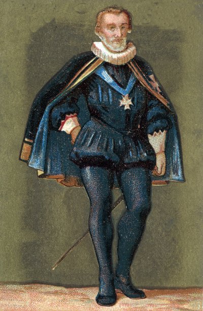 Porträtt av Henrik IV, kung av Frankrike (1553-1610). av Unknown artist