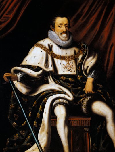Porträtt av Henrik IV av Frankrike (Pau av Unknown artist