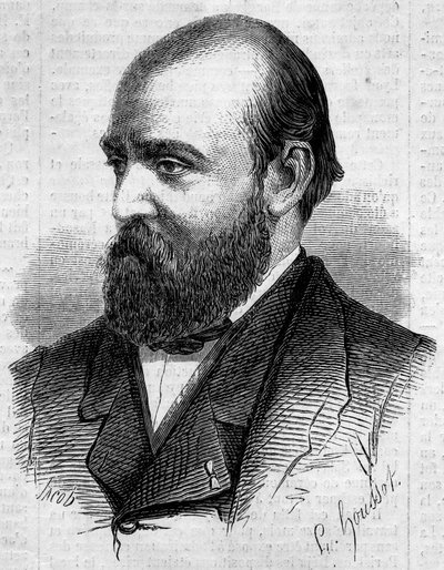 Porträtt av Henry Murger (1822-1861), fransk författare. Gravyr i "" Le Monde Illustré"" nr 199 av 2 februari 1861. av Unknown artist
