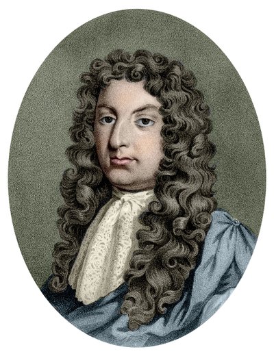 Porträtt av Henry Purcell (1659 - 1695), brittisk kompositör. av Unknown artist