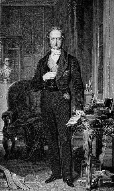 Porträtt av Henry Temple, 3:e Viscount Palmerston (1784 - 1865) brittisk politiker av Unknown artist