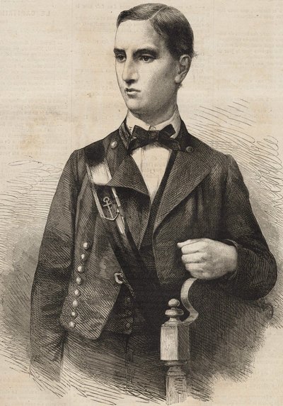 Porträtt av Hans Majestät George I (1863-1913), kung av Grekland. av Unknown artist