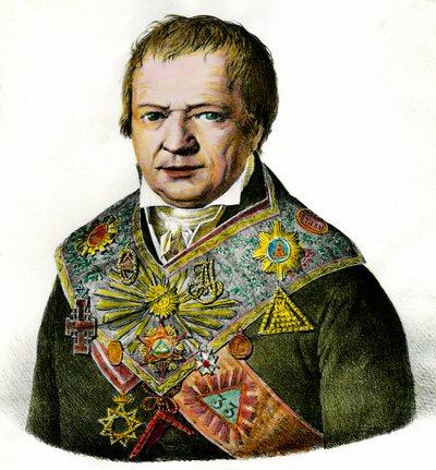 Porträtt av beläggning, Franc Macon. av Unknown artist