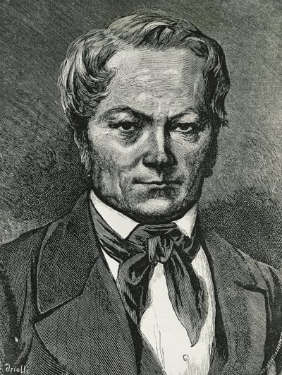 Porträtt av Ignacy Chodzko (gravyr) av Unknown artist