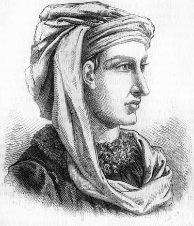 Porträtt av Jacques Coeur (cirka 1400-1456), silverkonstnär av kung Karl VII. Gravyr av 1800-talet. av Unknown artist
