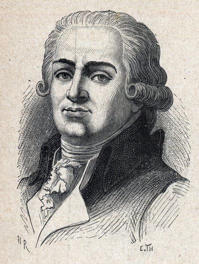 Porträtt av Jacques de Cazales, fransktalare av Unknown artist