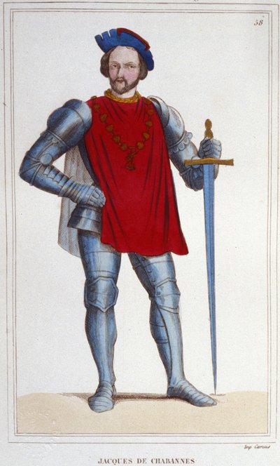 Porträtt av Jacques de Chabannes Lord of LA PALICE. Marskalk av Frankrike 1470-1525. av Unknown artist