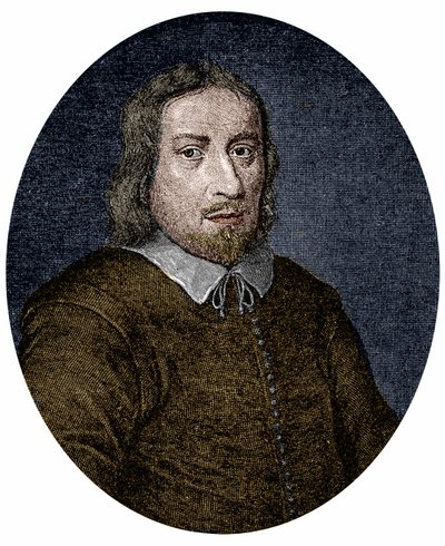 Porträtt av Jakob Bohme (eller Boehme) (1575-1624) tysk filosof och mystiker. Gravyr från 1600-talet. av Unknown artist