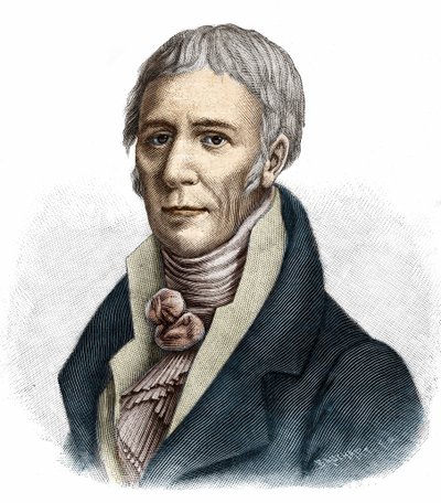 Porträtt av Jean-Baptiste (Jean Baptiste) Lamarck (1744-1829). av Unknown artist