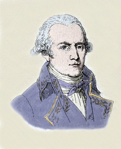 Porträtt av Jean-Baptiste (Jean Baptiste) Lamarck (1744-1829). av Unknown artist