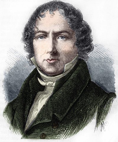 Porträtt av Jean-Baptiste Biot (1744 - 1862), fransk kemist. av Unknown artist