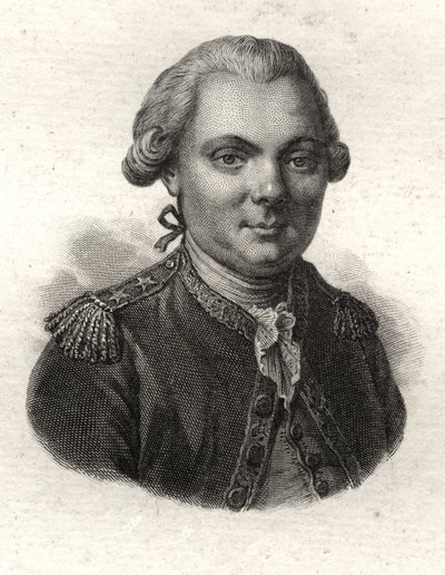 Porträtt av Jean-Francois Galaup, greve av La Perouse (Jean Francois Laperouse av Unknown artist