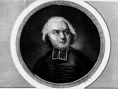 Porträtt av Jean-Sibrake (Sibrakes eller Siffrein) dit Jean Sylvain Maury (eller Abbe Maury av Unknown artist