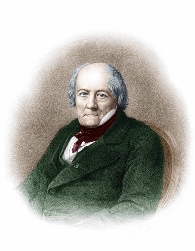 Porträtt av Jean Baptiste Biot (1744 - 1862), fransk kemist. av Unknown artist
