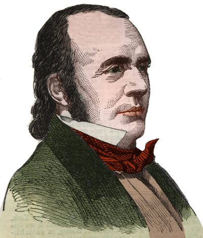 Porträtt av Jean Louis Rodolphe Agassiz (1807-1873), amerikansk naturforskare. av Unknown artist