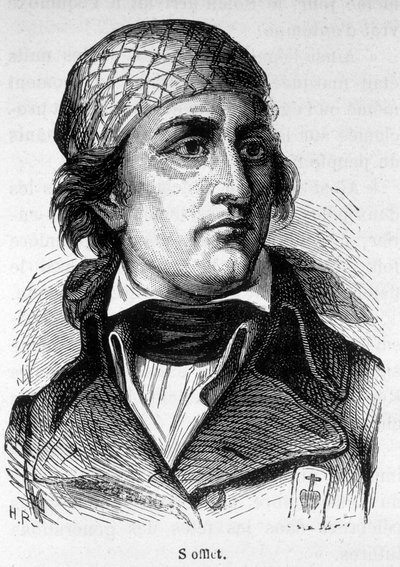 Porträtt av Jean Nicolas Stofflet (1753-1796), skådespelare i vendeanupproret. av Unknown artist