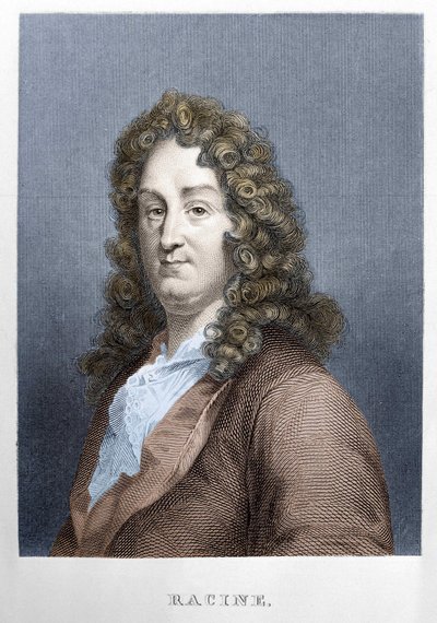 Porträtt av Jean Racine (1639 - 1699), fransk dramatiker. av Unknown artist