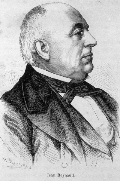 Porträtt av Jean Reynaud (1806-1863) var en fransk filosof. av Unknown artist