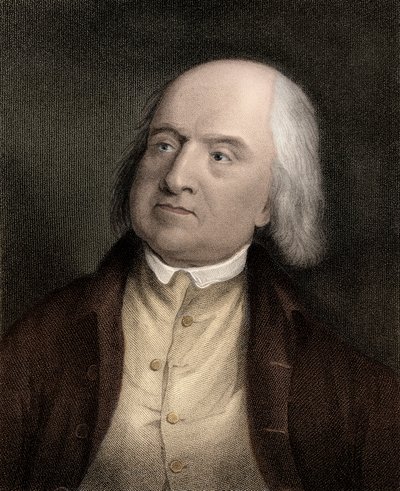 Porträtt av Jeremy Bentham (1748-1832), engelsk filosof, ekonom och teoretisk jurist av Unknown artist