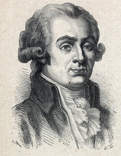 Porträtt av Jerome Petion de Villeneuve (1756-1794), fransk politiker. av Unknown artist