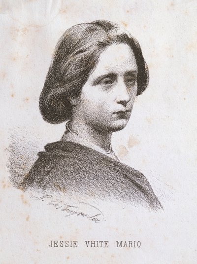 Porträtt av Jessie Jane Meriton White av Unknown artist