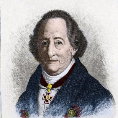 Porträtt av Johann Wolfgang Goethe (1749 - 1832), tysk författare av Unknown artist