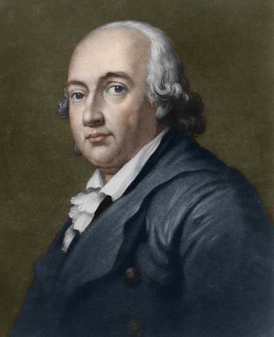 Porträtt av Johann Gottfried Herder (1744-1803) tysk filosof, teolog och lingvist. av Unknown artist