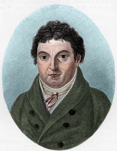 Porträtt av Johann Gottlieb Fichte (1762-1814), tysk filosof av Unknown artist
