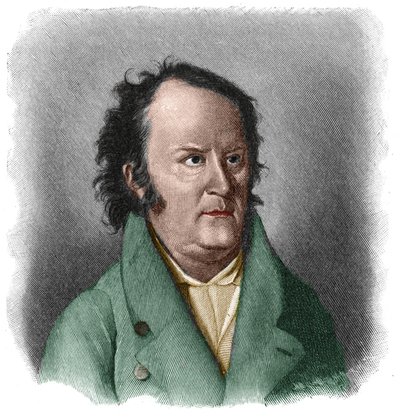 Porträtt av Johann Ludwig Tieck (1773-1853) tysk poet och författare Romantisk stil. av Unknown artist