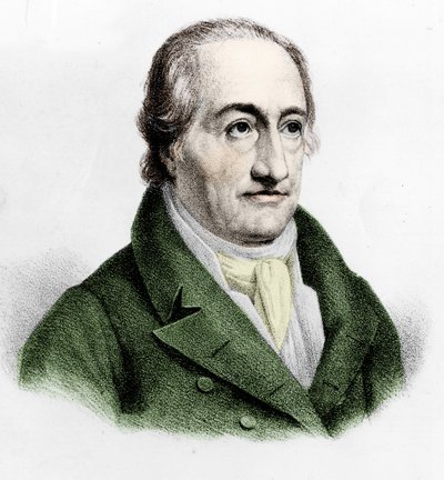 Porträtt av Johann Wolfgang Von Goethe (1749 - 1832). av Unknown artist