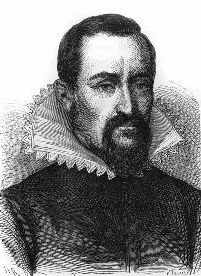 Porträtt av Johannes Kepler (Keppler), astronom (1571 - 1630) av Unknown artist