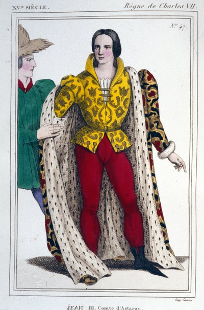 Porträtt av Johannes III av Astarac (död 1503). av Unknown artist