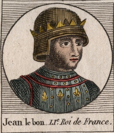 Porträtt av Johannes II den gode (1319-1364), Frankrikes kung - Porträtt av Johannes II, 