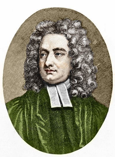 Porträtt av Jonathan Swift (1667-1745) av Unknown artist