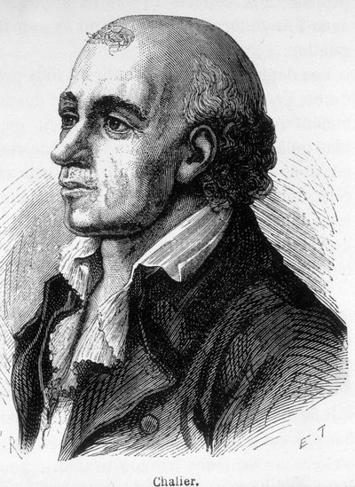 Porträtt av Joseph Chalier, fransk politiker (1747-1793). av Unknown artist