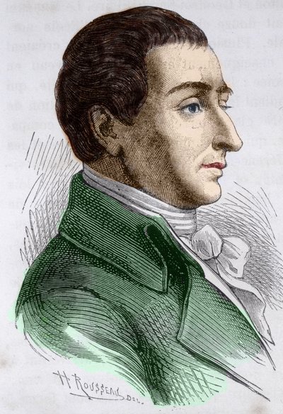 Porträtt av Joseph Louis de Lagrange (1736-1813), fransk matematiker. av Unknown artist