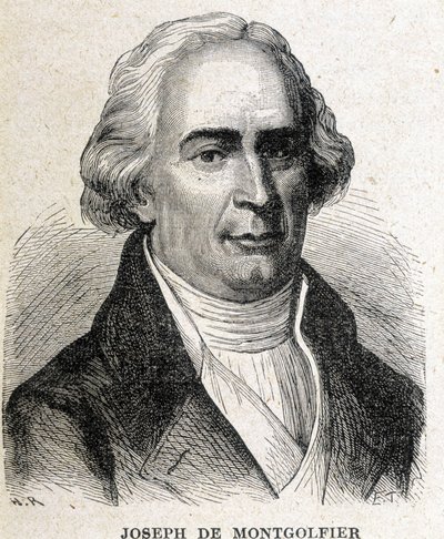 Porträtt av Joseph de Montgolfier (1740 - 1810). av Unknown artist