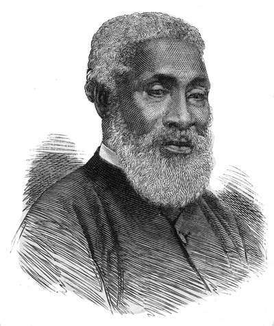 Porträtt av Josiah Henson (1789 - 1883) slav i Maryland flydde till Upper Canada 1830, 1834 grundade han samhället Dawn, nära Dresden, för att välkomna slavar som hade flytt från USA. Han var modellen för huvudpersonen i boken "The Case of U av Unknown artist
