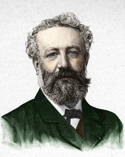 Porträtt av Jules Verne, fransk författare (1828-1905) av Unknown artist
