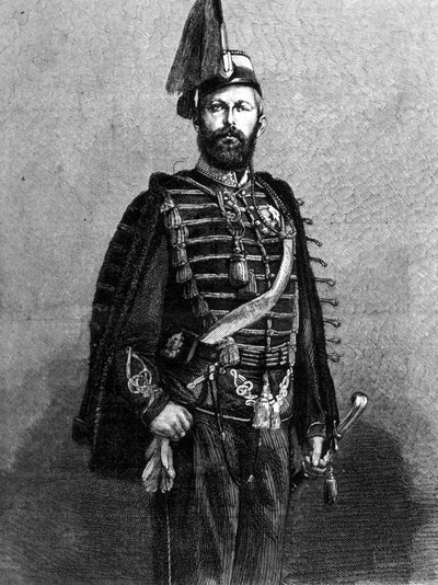 Porträtt av kung Karl XV av Sverige (1826 - 1872). av Unknown artist