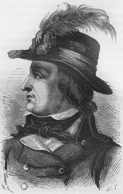 Porträtt av Lazare Nicolas Marguerite Carnot (1753-1823), fransk politiker. av Unknown artist