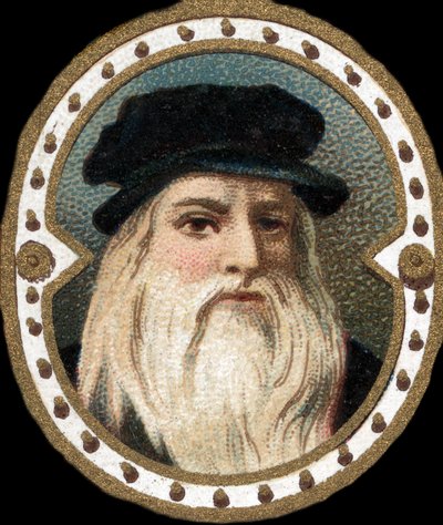 Porträtt av Leonardo da Vinci (1452 - 1519) (Leonardo da Vinci). av Unknown artist