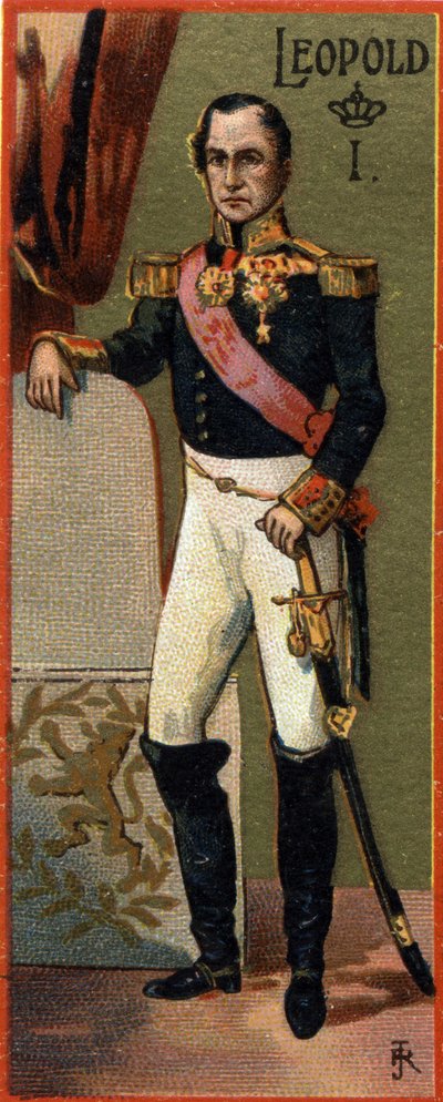 Porträtt av Leopold I 1:a 1:a av Belgien (1790-1865). av Unknown artist