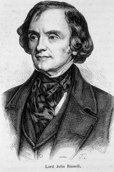 Porträtt av Lord John Russell av Unknown artist