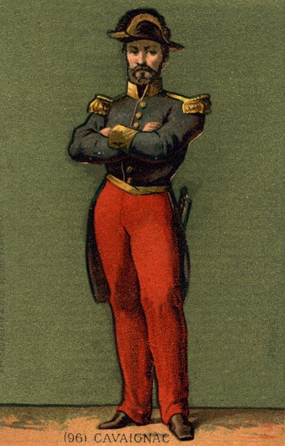 Porträtt av Louis Eugène Cavaignac (1802 - 1857), fransk general och politiker. av Unknown artist