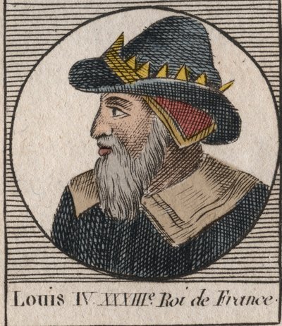 Porträtt av Louis IV d
