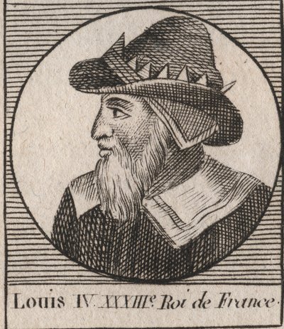 Porträtt av Louis IV d