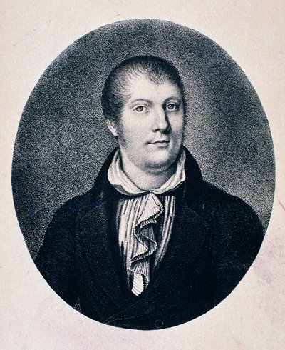 Porträtt av Louis Spohr (gravyr av Unknown artist